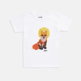 A24 x Rop van Mierlo Fox Watercolor Kids Tee