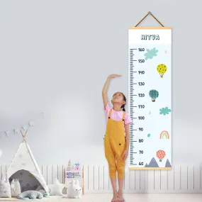 Air Balloons theme Kids Growth scale