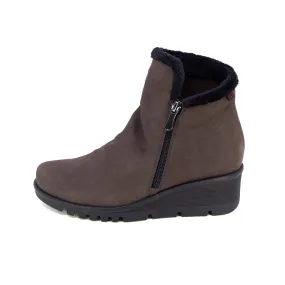 Alba Fur Grey Brown Soft Walking Boots