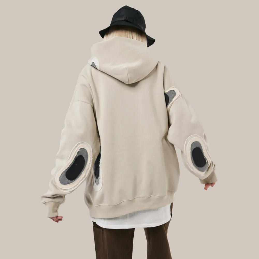 American Retro Splicing Hoodie