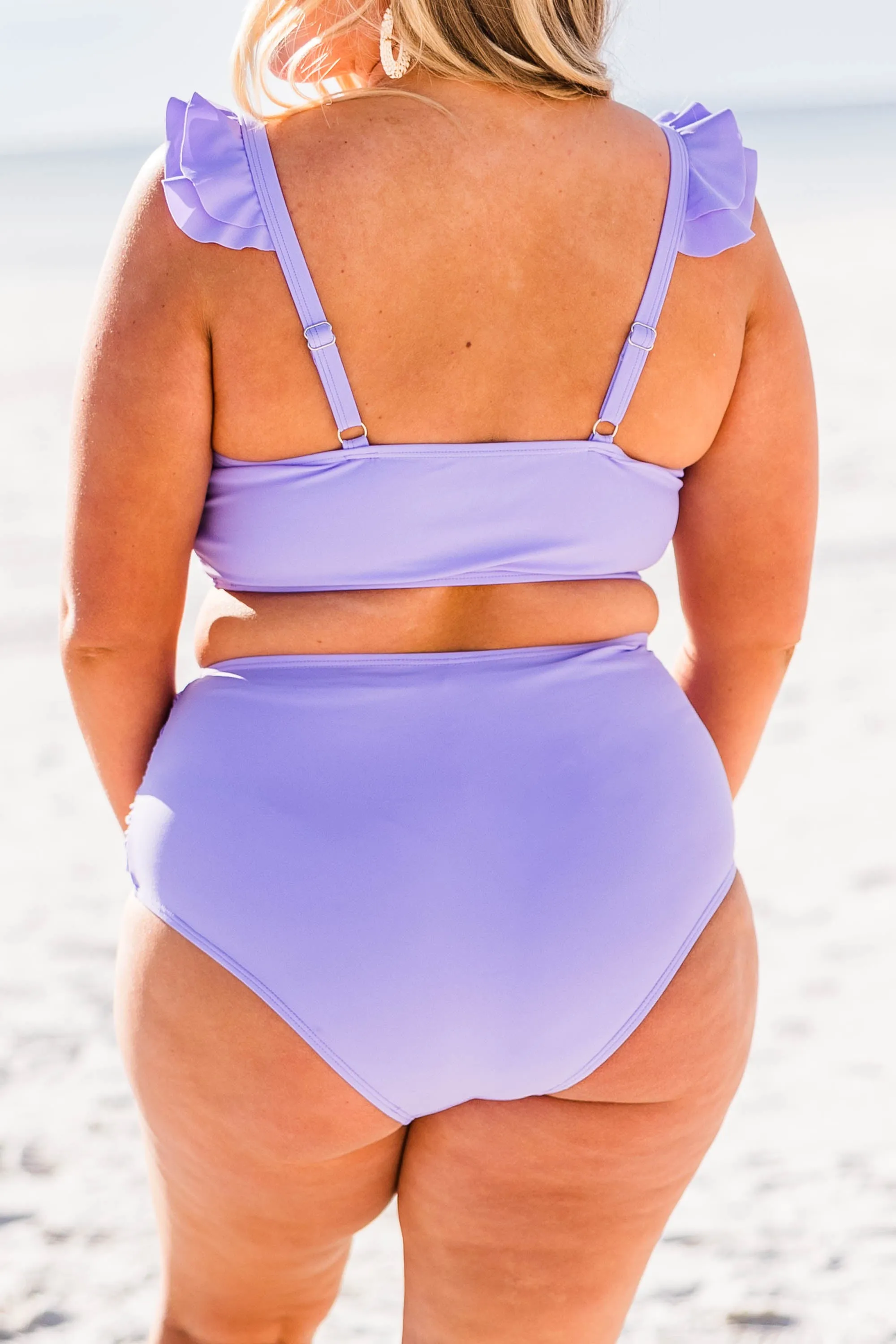 Beach Trip Swim Bottom, Lavender