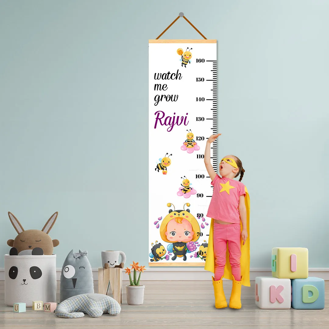 Bees theme Kids Growth scale