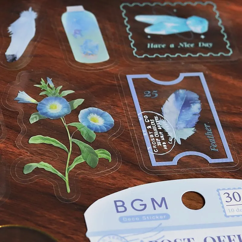 BGM Blue Garden Post Office Clear Seal