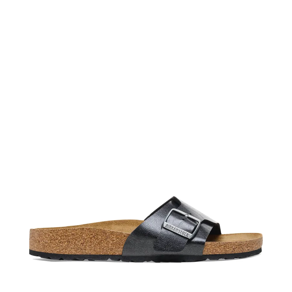 Birkenstock Women's Catalina Birko-Flor Sandal in Graceful Licorice