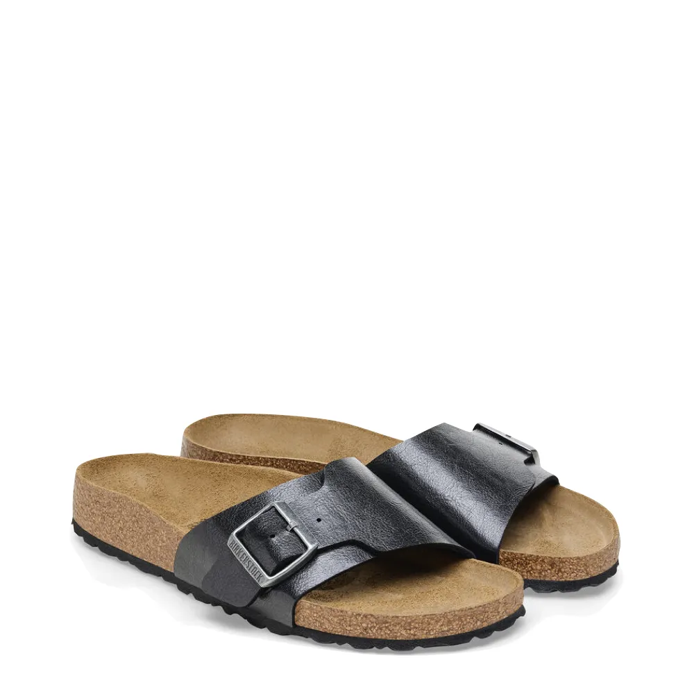 Birkenstock Women's Catalina Birko-Flor Sandal in Graceful Licorice