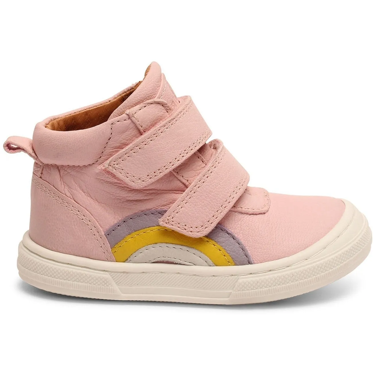 Bisgaard Rainbow Velcro Shoe Rose