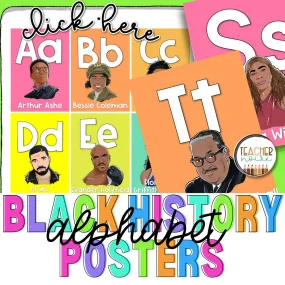 Black History Alphabet | Printable Teacher Resource | Teacher Noire