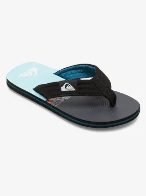 Boys 8-16 Boys 8-16 Molokai Layback Sandals - Black/Black/Blue