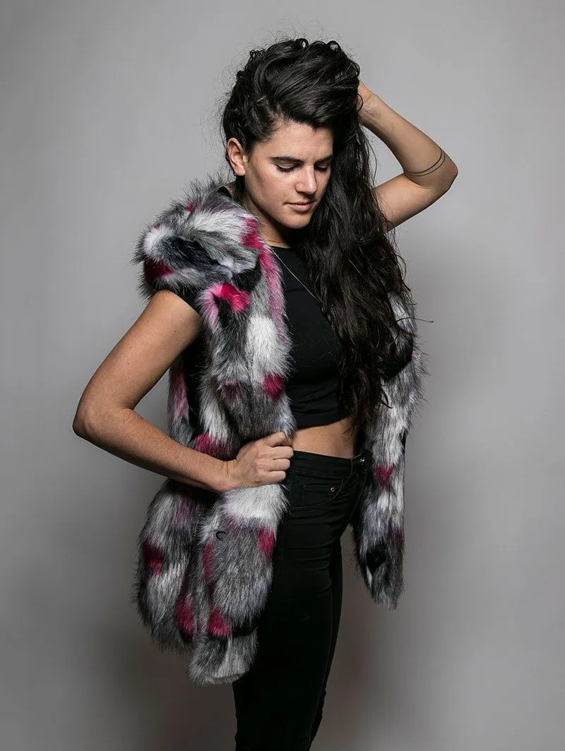 CE Whimsical Alpaca Faux Fur Vest