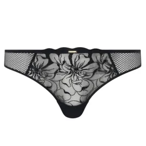 Chantelle Fleurs Thong Black