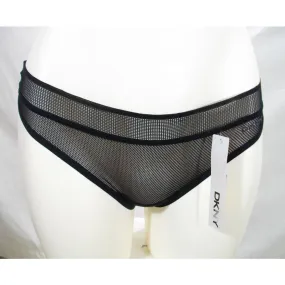 DKNY DK1031 Signature Mesh Thong SIZE SMALL Black NWT