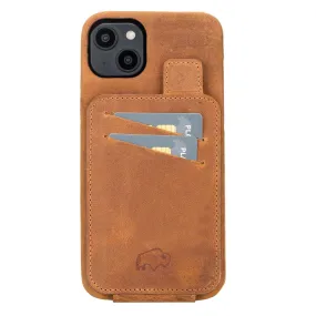 Edmonds iPhone 15 Plus Wallet Case, Golden Brown