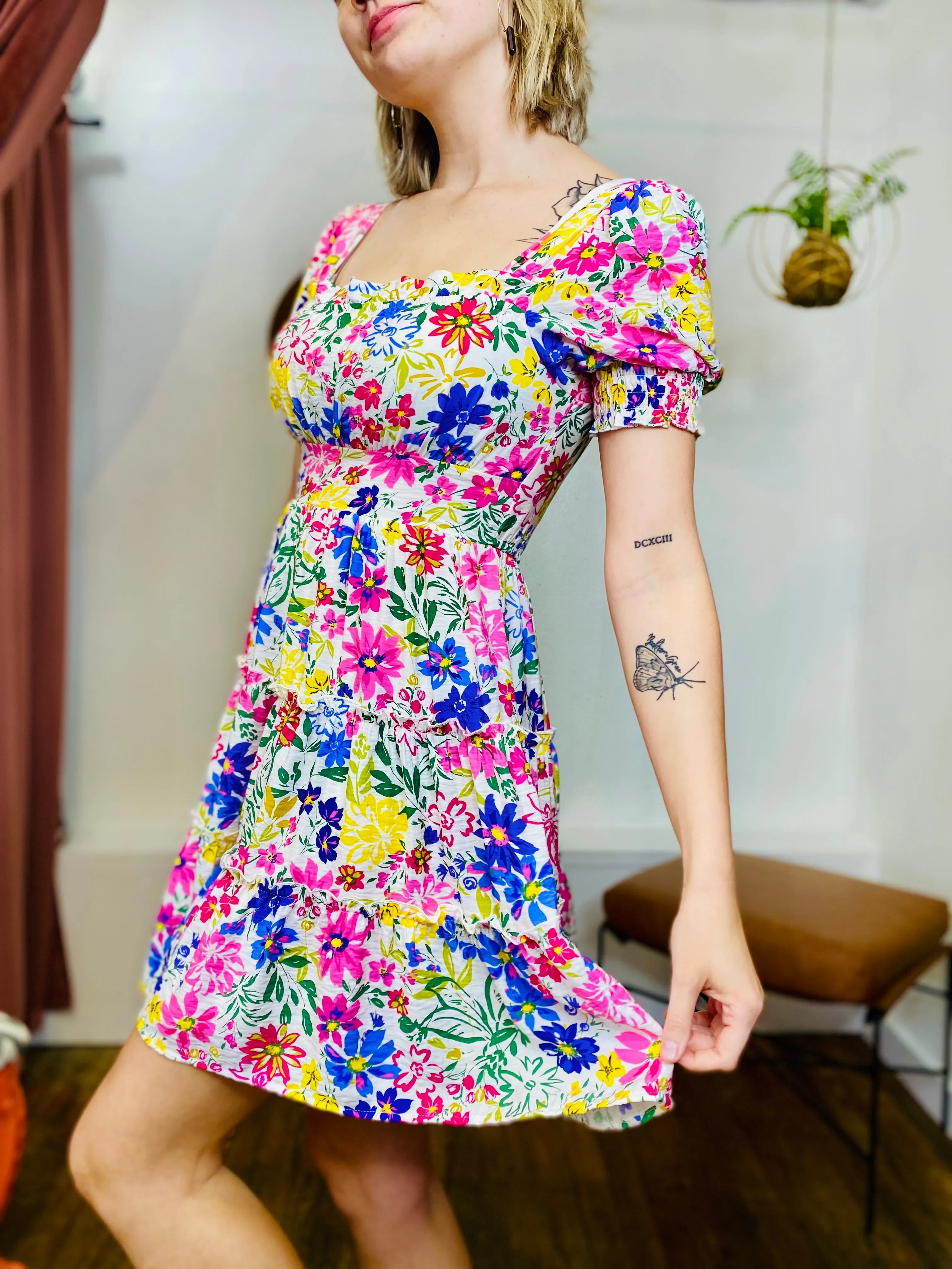 Elsey Floral Babydoll Dress