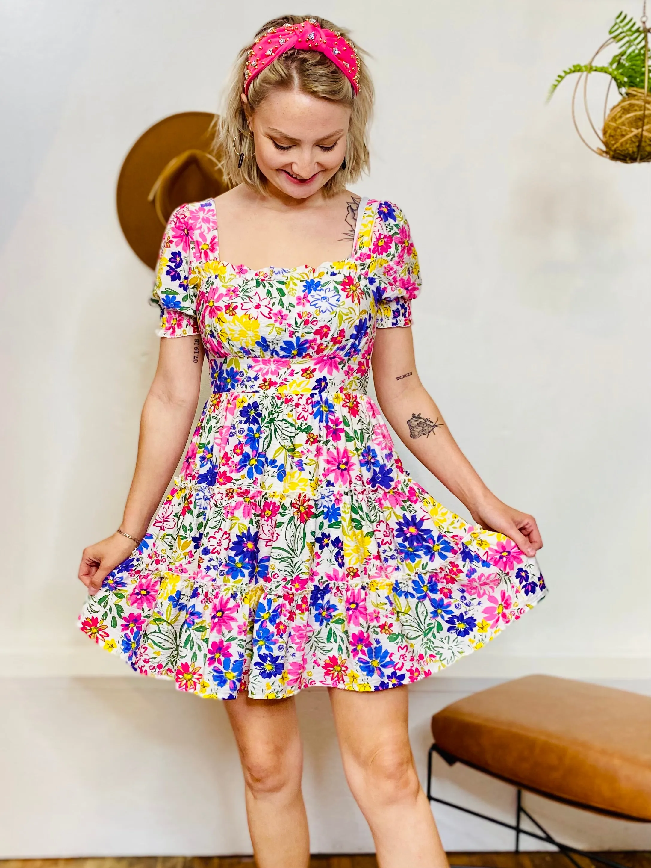 Elsey Floral Babydoll Dress