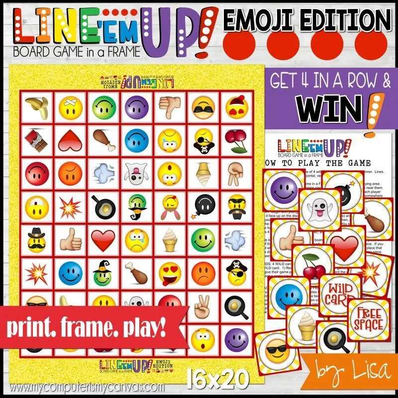 Emoji GAME TRIO PRINTABLE