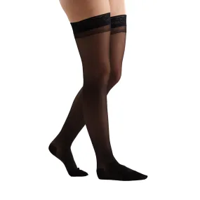 EvoNation Everyday Sheer 15-20 mmHg Thigh High w/ Lace Top Band