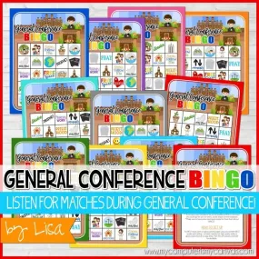 General Conference BINGO Printables