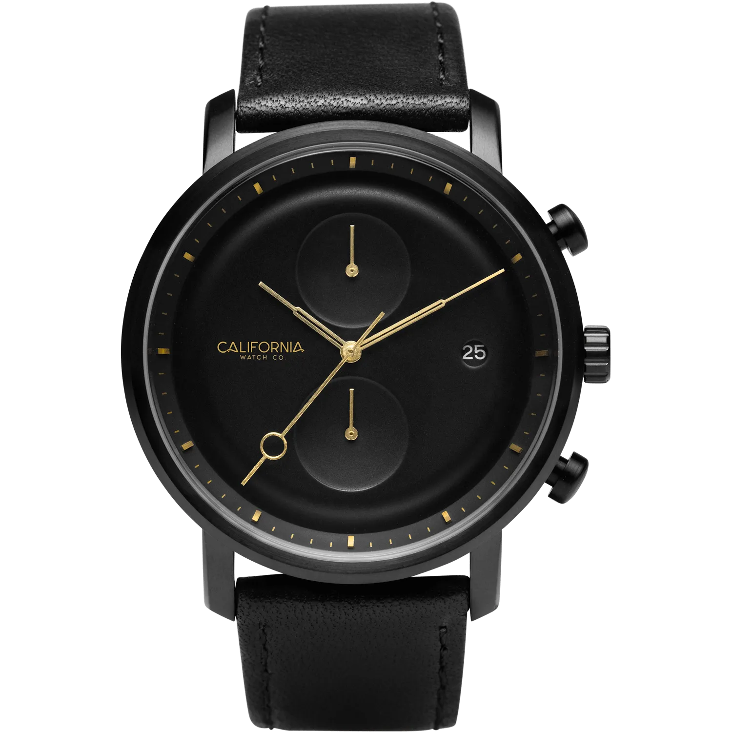 Golden Gate Chrono Leather All Black Gold