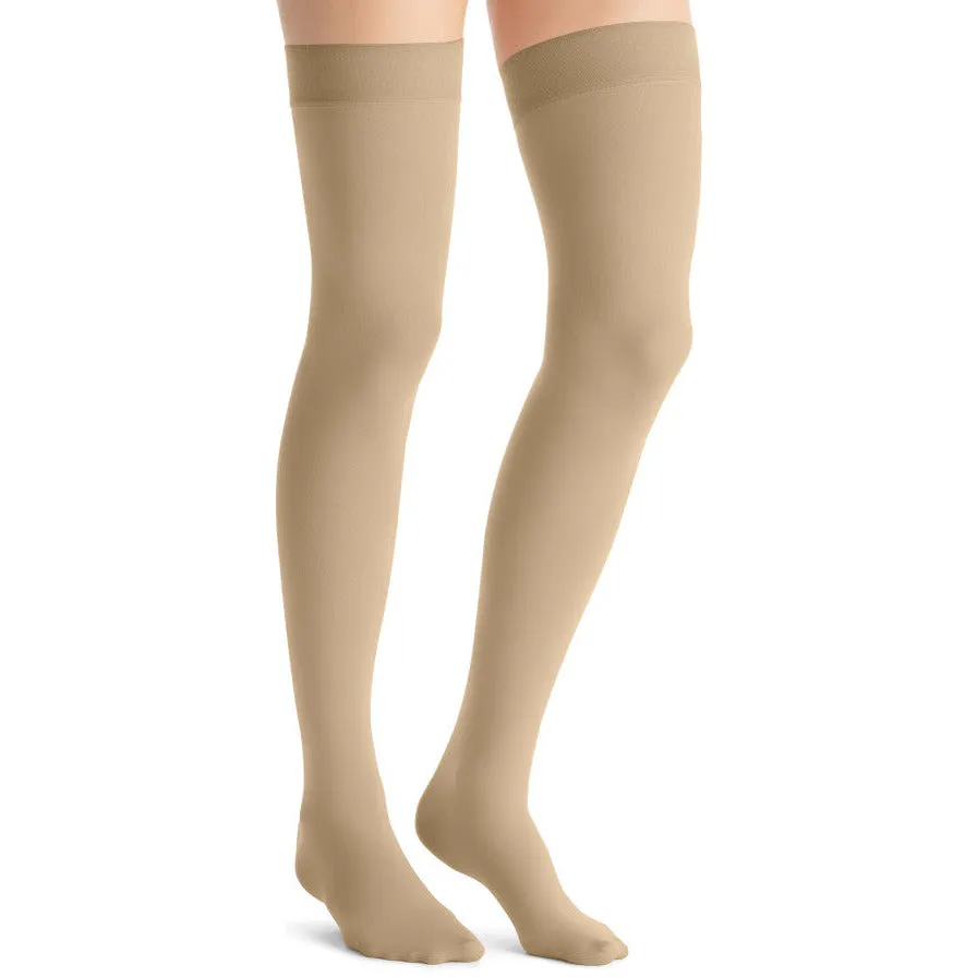 JOBST® Opaque Women's Thigh High 20-30 mmHg w/ Silicone Dotted Top Band