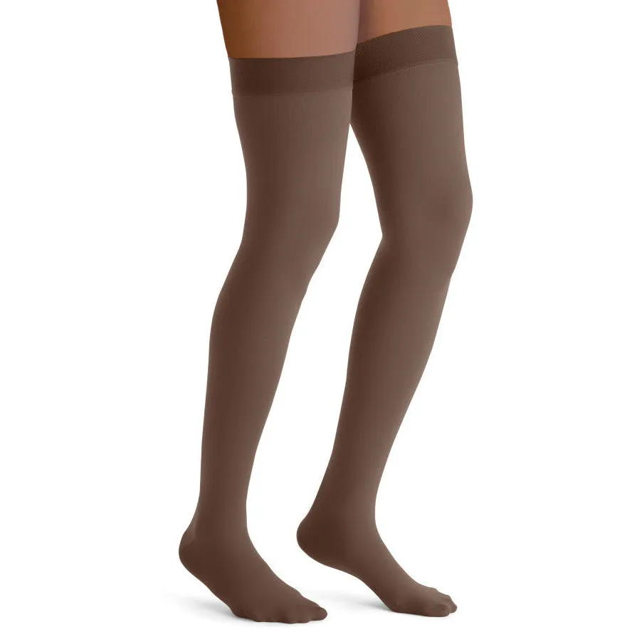 JOBST® Opaque Women's Thigh High 20-30 mmHg w/ Silicone Dotted Top Band