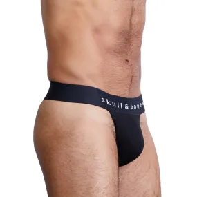 Just The Bones Thong Black