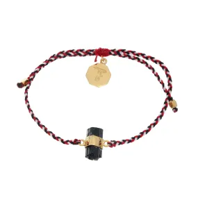 KIDS CRYSTAL BRACELET -TRIDATU WITH BLACK TOURMALINE GOLD