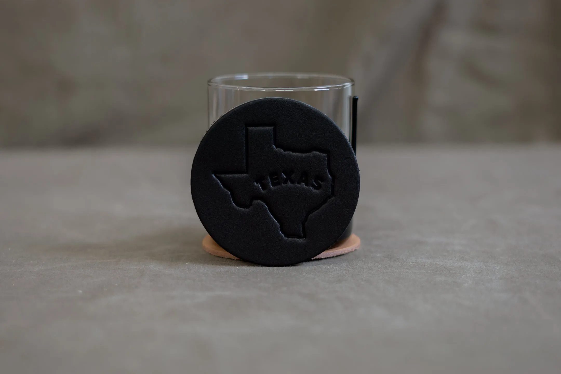 Leather Coaster | Texas Outline | Manready Mercantile