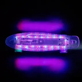 LED Cruiser Kicktail Penny-style Skateboard -