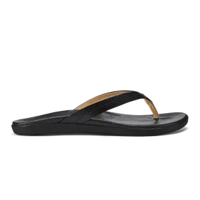 Olukai Honu Sandal - Black / Black