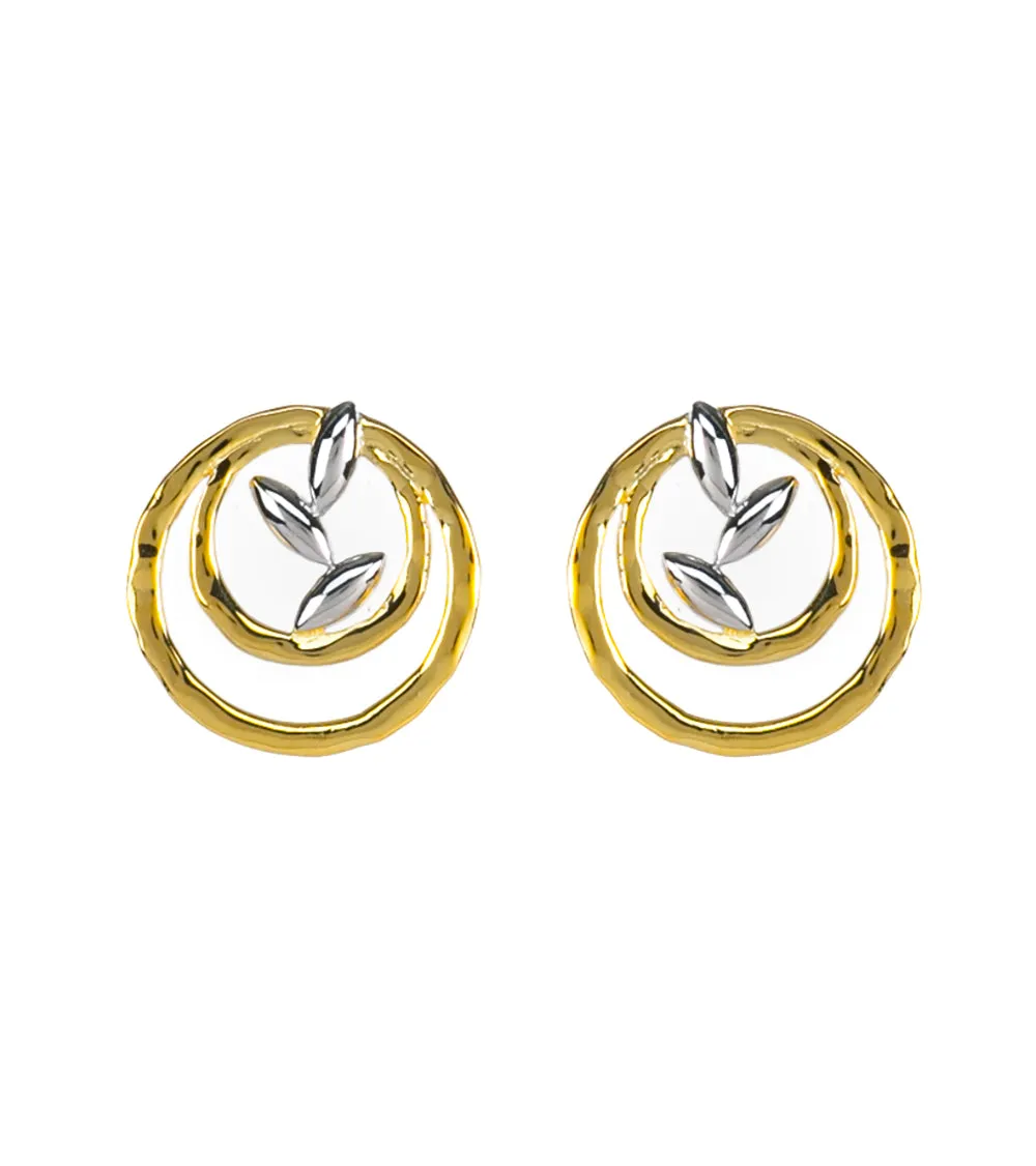 "Ola" Circle of Life Stud Earrings