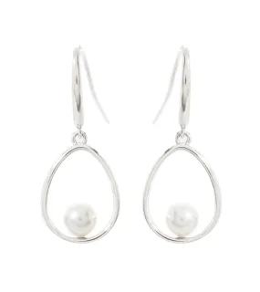 "Pearl Teardrop"  Earrings