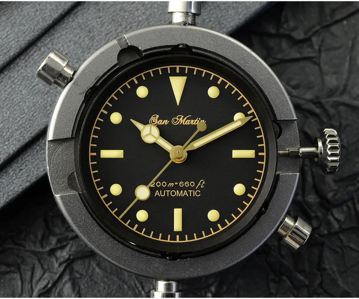 San Martin 6200 Retro Sub Diver Watch SN004GA