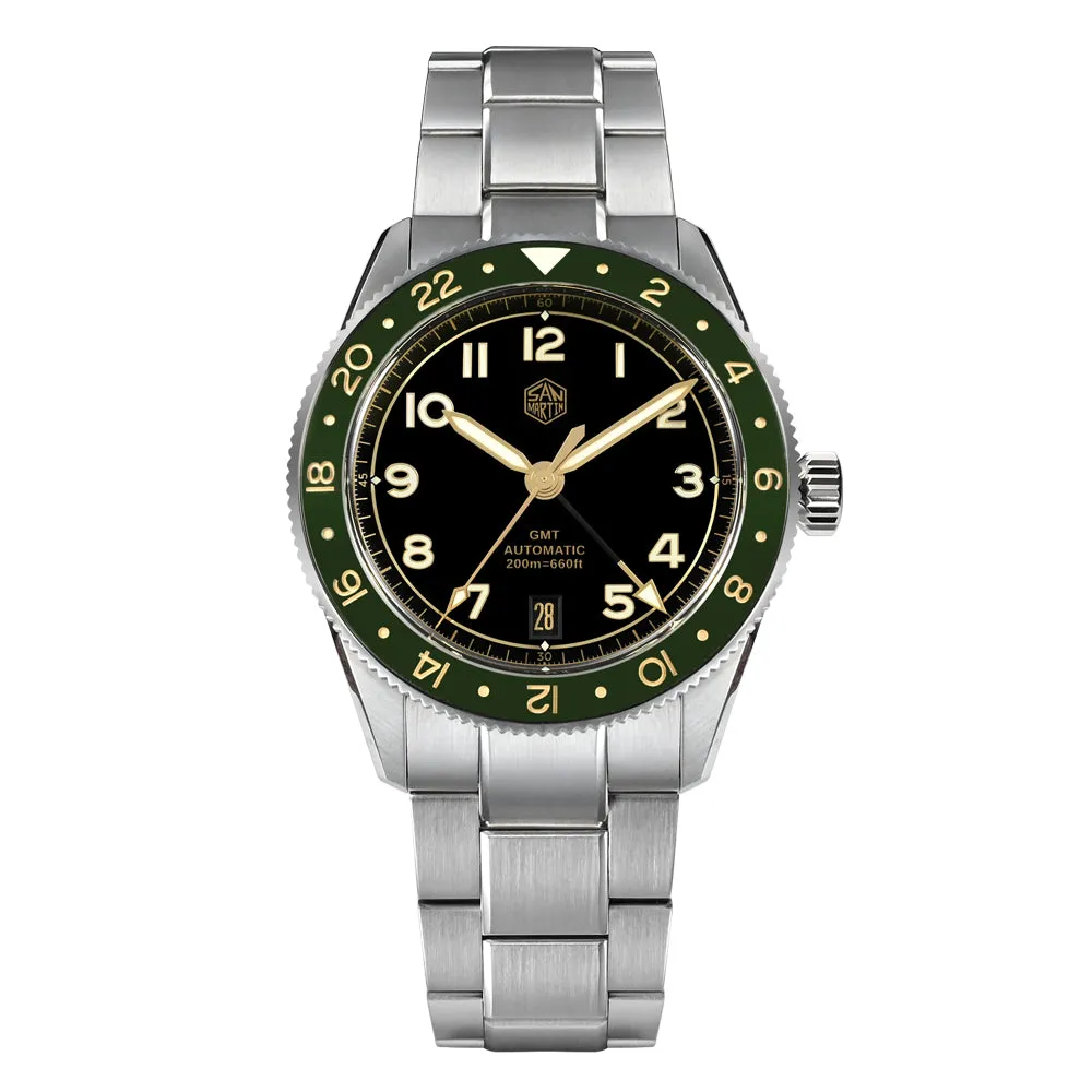 UK Warehouse - Watchdives x San Martin 38mm NH34 GMT Watch SN0140W