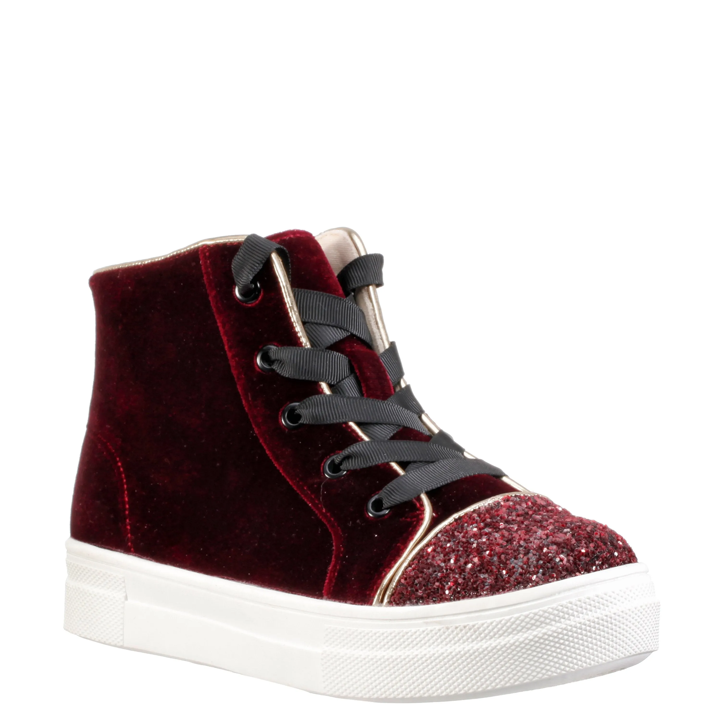 Velvet Glitter High Top