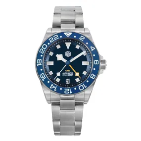 Watchdives x San Martin Titanium NH34 GMT Watch SN0121TC